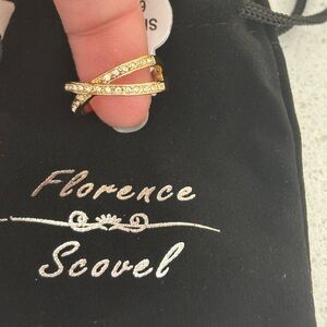 Florence Scovel gold infinity ring - size 6